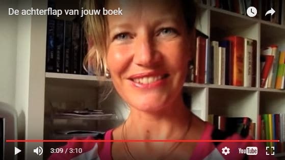 De achterflap van jouw boek