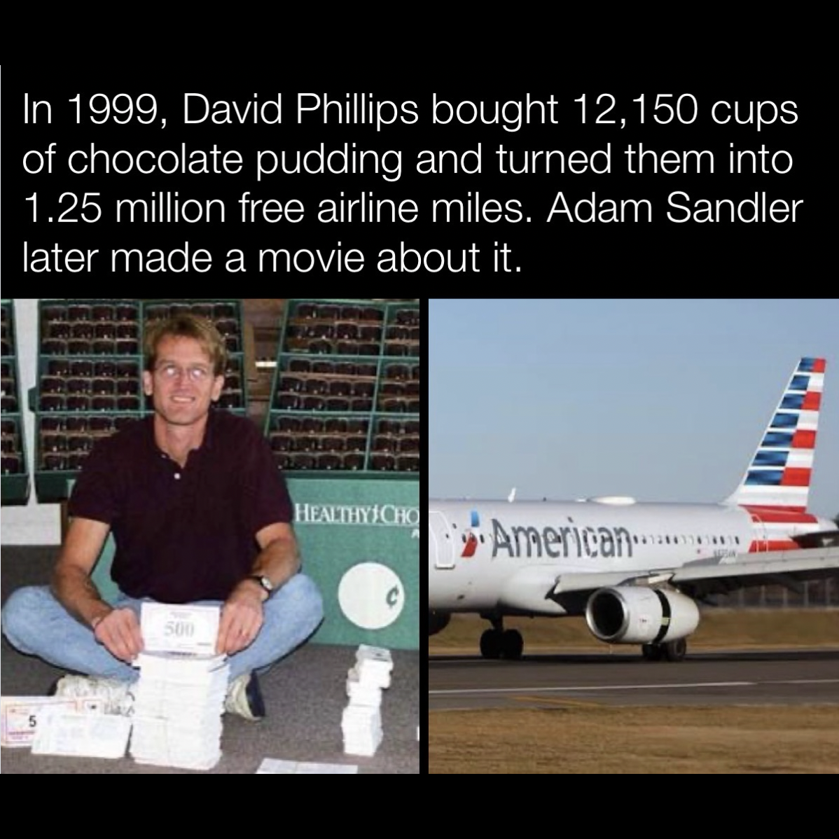 1,25 miljoen airline miles met… pudding?!?