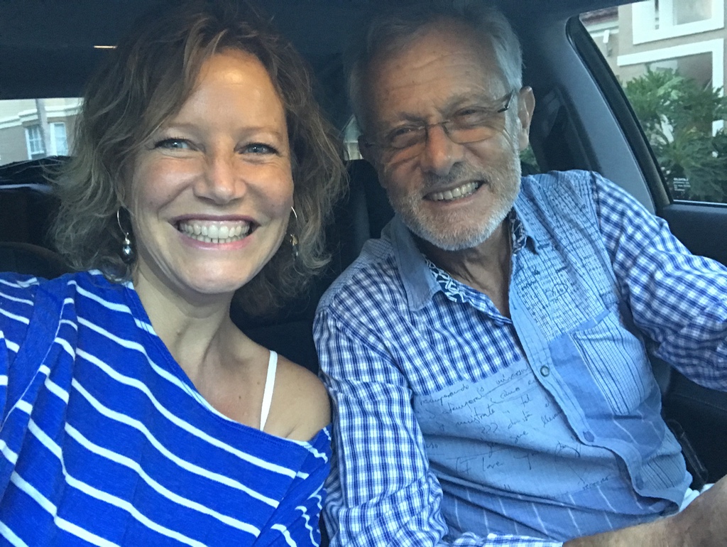 Esther Jacobs with her father Robert